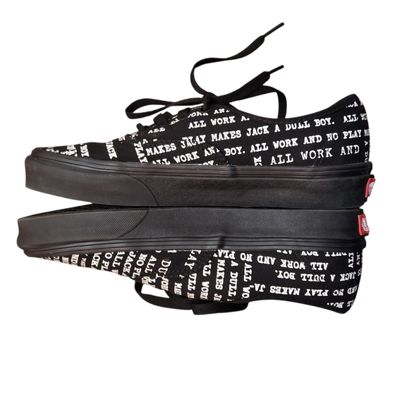 Vans House of Terror Authentic The Shining Dull Boy Limited Black Shoes NEW - Picture 9 of 11